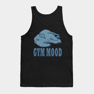 Blue elephant thinking about going to the gym Tank Top